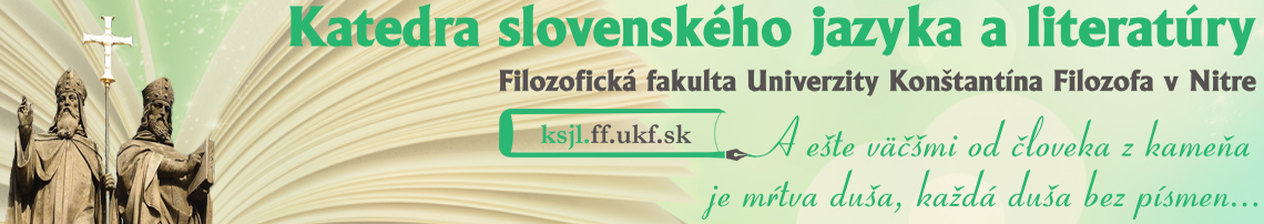 Katedra slovenského jazyka a literatúry